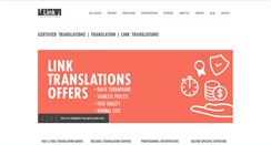 Desktop Screenshot of link-translations.com